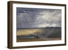 View of Stonehenge-J. M. W. Turner-Framed Giclee Print