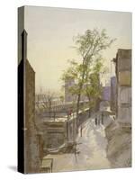 View of Store Rooms Looking West from Cradle Tower, Tower of London, Stepney, London, 1883-John Crowther-Stretched Canvas