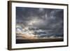 View of Storm Clouds over Field-David Smith-Framed Photographic Print