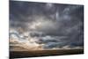 View of Storm Clouds over Field-David Smith-Mounted Photographic Print