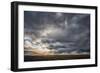 View of Storm Clouds over Field-David Smith-Framed Photographic Print