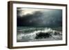 View of Storm Seascape-yuran-78-Framed Photographic Print