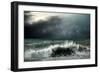 View of Storm Seascape-yuran-78-Framed Photographic Print