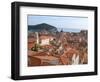 View of Stradun from City Wall, Dubrovnik, Croatia-Lisa S. Engelbrecht-Framed Photographic Print