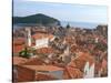 View of Stradun from City Wall, Dubrovnik, Croatia-Lisa S^ Engelbrecht-Stretched Canvas