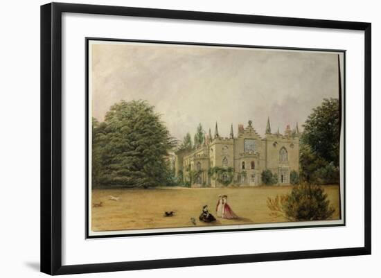 View of Strawberry Hill, Middlesex from the Gardens-Gustave Ellinthorpe Sintzenich-Framed Giclee Print