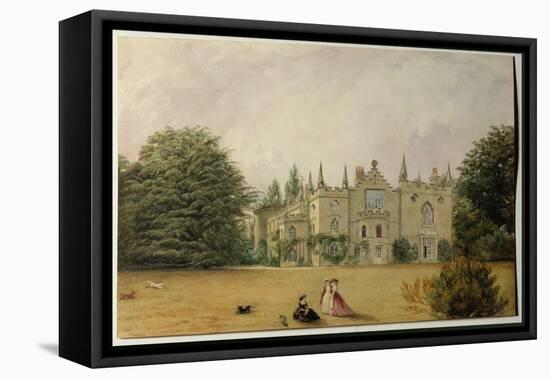 View of Strawberry Hill, Middlesex from the Gardens-Gustave Ellinthorpe Sintzenich-Framed Stretched Canvas