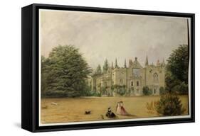 View of Strawberry Hill, Middlesex from the Gardens-Gustave Ellinthorpe Sintzenich-Framed Stretched Canvas
