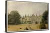 View of Strawberry Hill, Middlesex from the Gardens-Gustave Ellinthorpe Sintzenich-Stretched Canvas