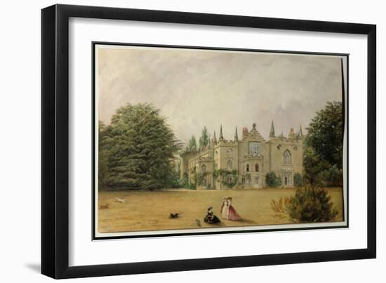 View of Strawberry Hill, Middlesex from the Gardens-Gustave Ellinthorpe Sintzenich-Framed Giclee Print