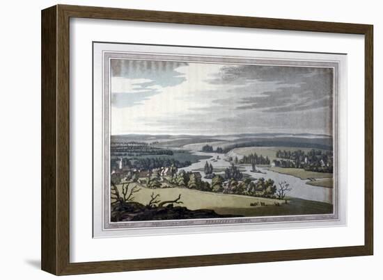 View of Streatley and Goring in Berkshire and Oxfordshire, 1793-Joseph Constantine Stadler-Framed Giclee Print