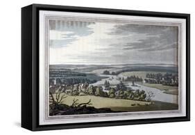 View of Streatley and Goring in Berkshire and Oxfordshire, 1793-Joseph Constantine Stadler-Framed Stretched Canvas