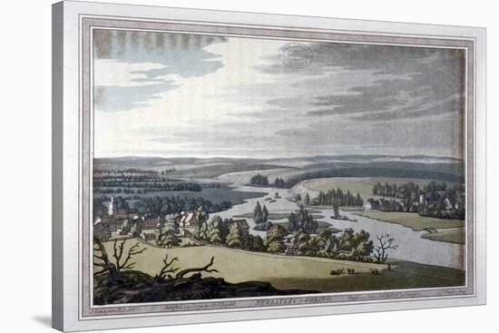 View of Streatley and Goring in Berkshire and Oxfordshire, 1793-Joseph Constantine Stadler-Stretched Canvas