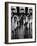 View of Students and Others in Main Entrance at MIT on Visitors' Day-Gjon Mili-Framed Photographic Print