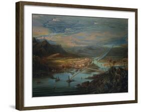 View of Suez Canal-Albert Williams-Framed Giclee Print