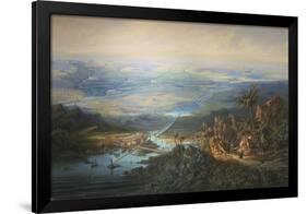 View of Suez Canal-Albert Rieger-Framed Giclee Print