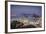 View of Sugar Loaf Mountain (Pao de Acucar) and Botafogo Bay at Dusk, Rio de Janeiro, Brazil-Ian Trower-Framed Photographic Print