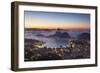 View of Sugarloaf Mountain and Botafogo Bay at Dawn, Rio De Janeiro, Brazil-Ian Trower-Framed Photographic Print