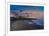 View of sunset and La Peniita beach, Puerto Carmen, Lanzarote, Las Palmas-Frank Fell-Framed Photographic Print