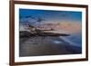 View of sunset and La Peniita beach, Puerto Carmen, Lanzarote, Las Palmas-Frank Fell-Framed Photographic Print