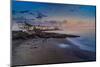 View of sunset and La Peniita beach, Puerto Carmen, Lanzarote, Las Palmas-Frank Fell-Mounted Photographic Print