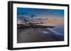 View of sunset and La Peniita beach, Puerto Carmen, Lanzarote, Las Palmas-Frank Fell-Framed Photographic Print