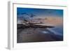 View of sunset and La Peniita beach, Puerto Carmen, Lanzarote, Las Palmas-Frank Fell-Framed Photographic Print