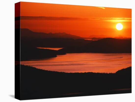 View of Sunset at San Juan Island, Washington State, USA-Stuart Westmorland-Stretched Canvas