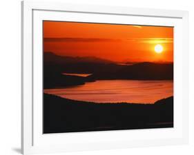 View of Sunset at San Juan Island, Washington State, USA-Stuart Westmorland-Framed Photographic Print