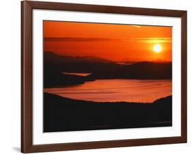 View of Sunset at San Juan Island, Washington State, USA-Stuart Westmorland-Framed Photographic Print