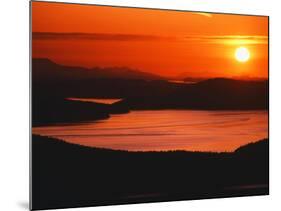 View of Sunset at San Juan Island, Washington State, USA-Stuart Westmorland-Mounted Photographic Print