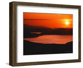 View of Sunset at San Juan Island, Washington State, USA-Stuart Westmorland-Framed Photographic Print