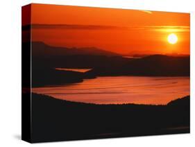 View of Sunset at San Juan Island, Washington State, USA-Stuart Westmorland-Stretched Canvas