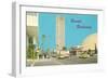 View of Sunset Boulevard, Hollywood, California-null-Framed Art Print