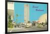 View of Sunset Boulevard, Hollywood, California-null-Framed Art Print