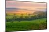 View of sunset from Wadshelf in the Peak District National Park, Derbyshire, England-Frank Fell-Mounted Photographic Print