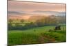 View of sunset from Wadshelf in the Peak District National Park, Derbyshire, England-Frank Fell-Mounted Photographic Print