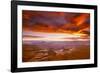 View of sunset over canyon, Canyonlands National Park, Utah, USA-Panoramic Images-Framed Photographic Print