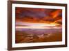 View of sunset over canyon, Canyonlands National Park, Utah, USA-Panoramic Images-Framed Photographic Print