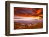 View of sunset over canyon, Canyonlands National Park, Utah, USA-Panoramic Images-Framed Photographic Print