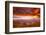 View of sunset over canyon, Canyonlands National Park, Utah, USA-Panoramic Images-Framed Photographic Print