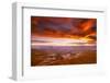 View of sunset over canyon, Canyonlands National Park, Utah, USA-Panoramic Images-Framed Photographic Print