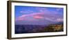 View of sunset over canyon, Grand Canyon, Arizona, USA-Panoramic Images-Framed Photographic Print