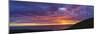 View of sunset over sea, Kealakekua Bay, Hawaii, USA-Panoramic Images-Mounted Photographic Print