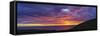 View of sunset over sea, Kealakekua Bay, Hawaii, USA-Panoramic Images-Framed Stretched Canvas