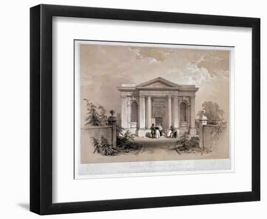 View of Sutherland Chapel, Walworth, Southwark, London, C1842-George Hawkins-Framed Giclee Print