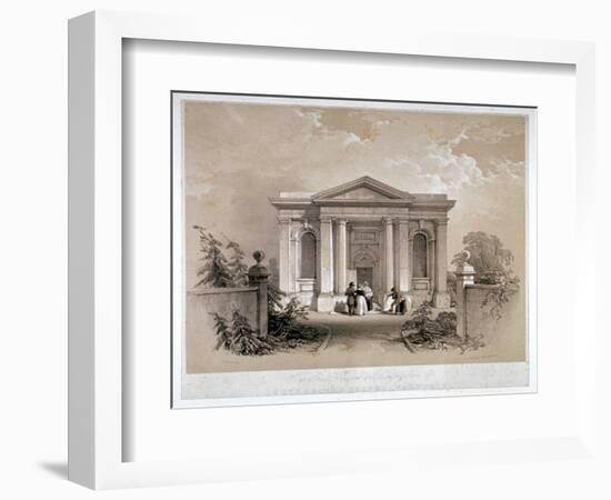 View of Sutherland Chapel, Walworth, Southwark, London, C1842-George Hawkins-Framed Giclee Print