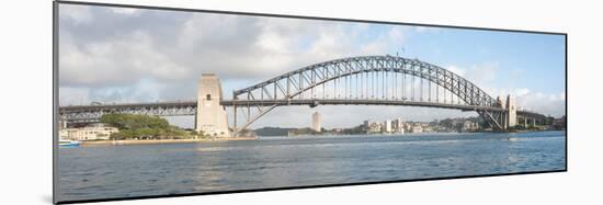 View of Sydney Harbour Bridge from Sydney Opera House, Sydney, New South Wales, Australia-null-Mounted Photographic Print