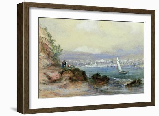 View of Sydney Harbour-Conrad Martens-Framed Giclee Print