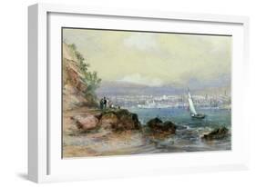 View of Sydney Harbour-Conrad Martens-Framed Giclee Print